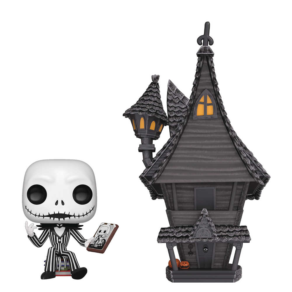 Pop Town Disney Nbx Jack Skellington W/Jacks House Vinyl Figure