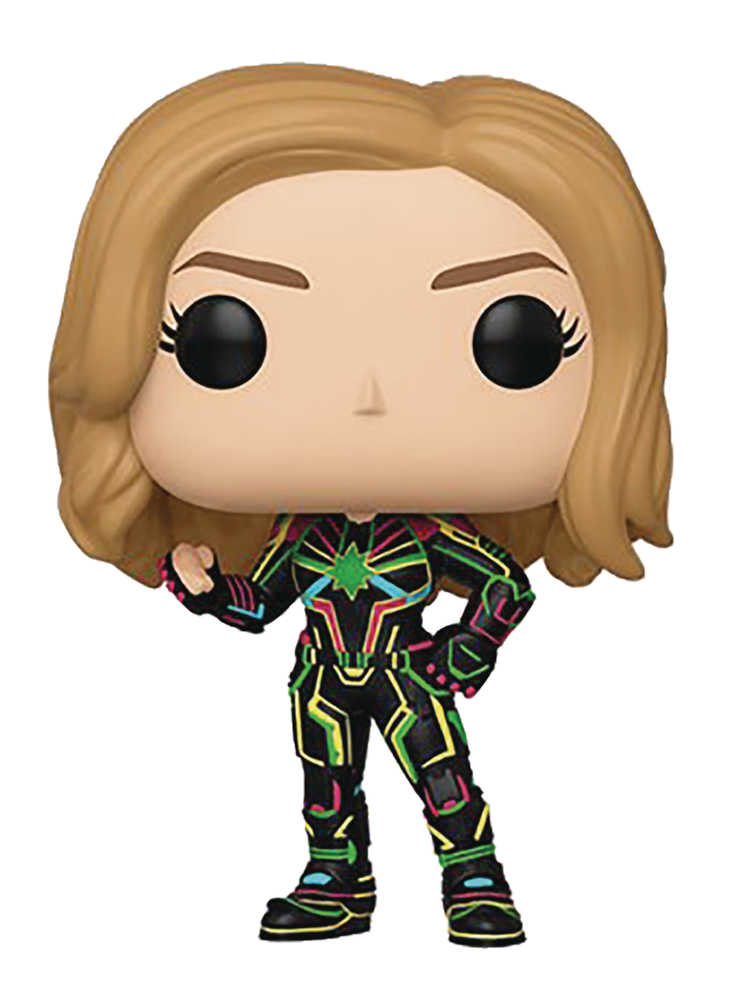 Pop Marvel Cm Captain Marvel with Neon Suit Vinyl Figure 
