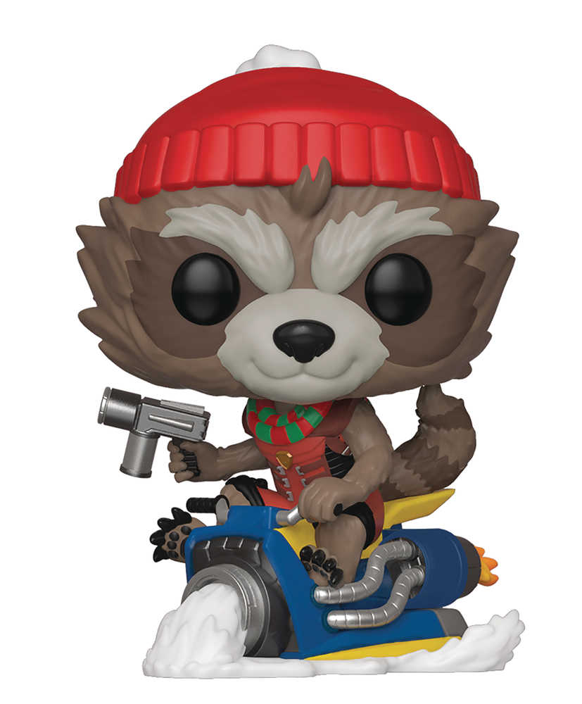 Pop Marvel Holiday Rocket Vinyl Figure 