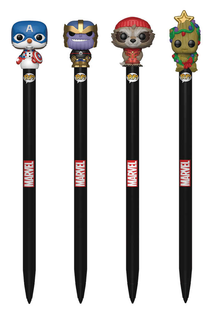 Pop Marvel Holiday Pen Topper 16 Pc Assortment  