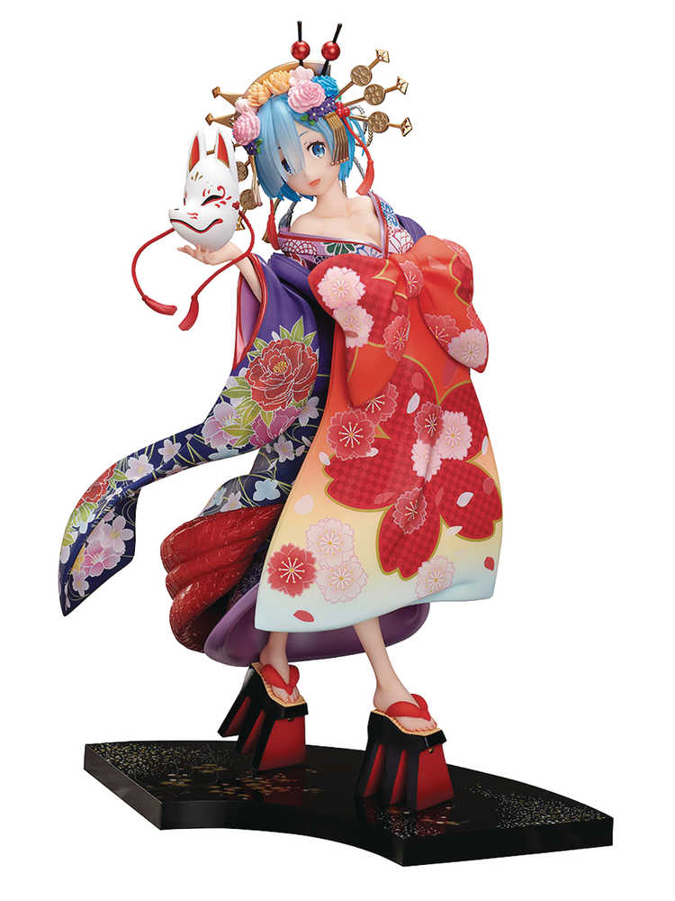 Re Zero Starting Life Rem 1/7 PVC Figure Oiran Dochu Ver 