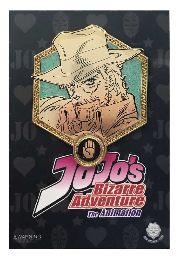Jojos Bizarre Adventure Golden Old Joseph Pin 