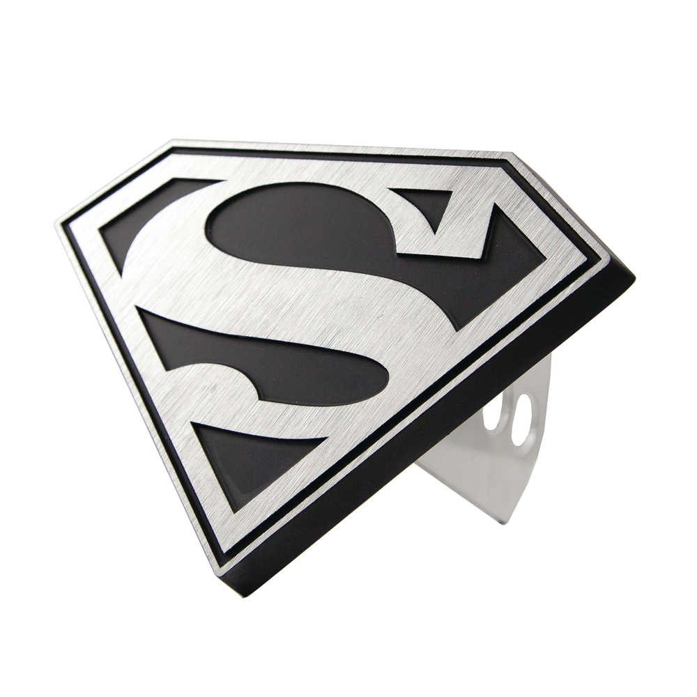 DC Heroes Superman Gray Logo Hitch Plug 
