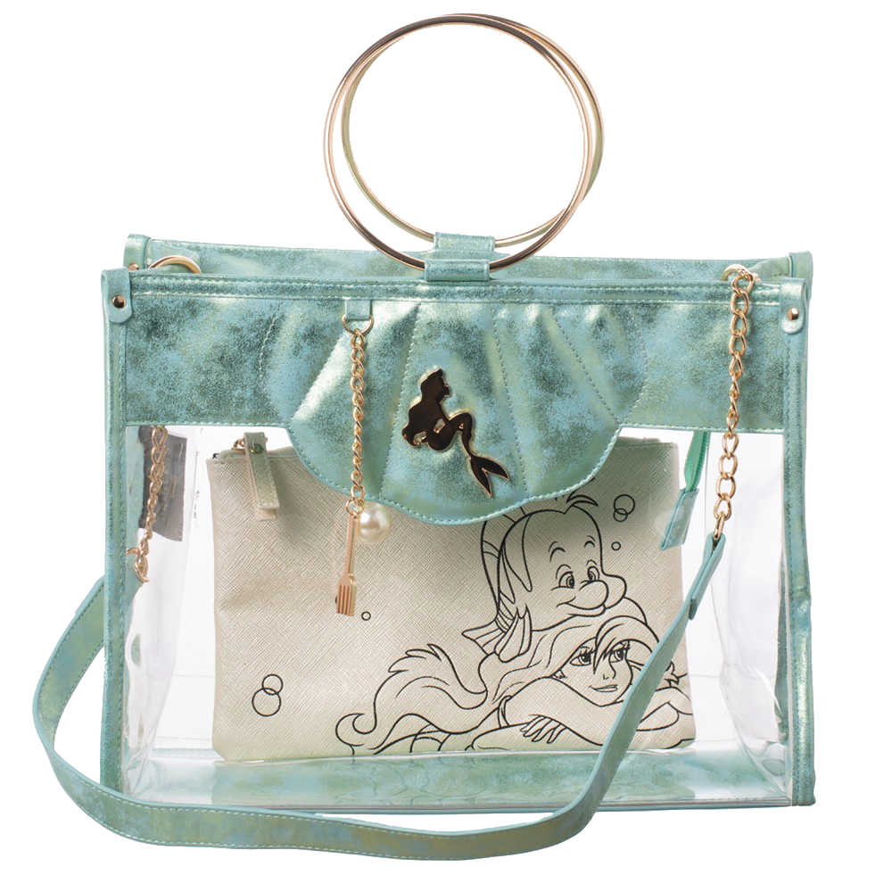 The Little Mermaid Clear Tote with Removeable Pouch 