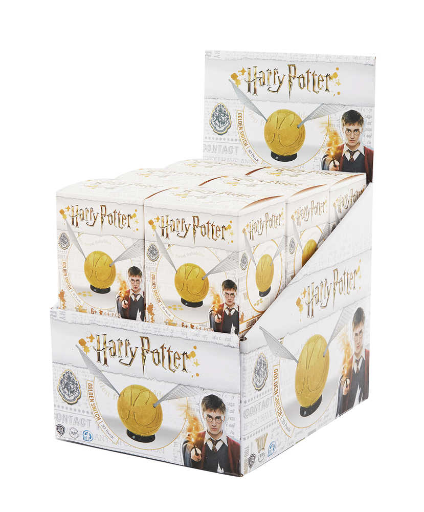 4 D Harry Potter 3 In Snitch Puzzle 12 Ct Display 