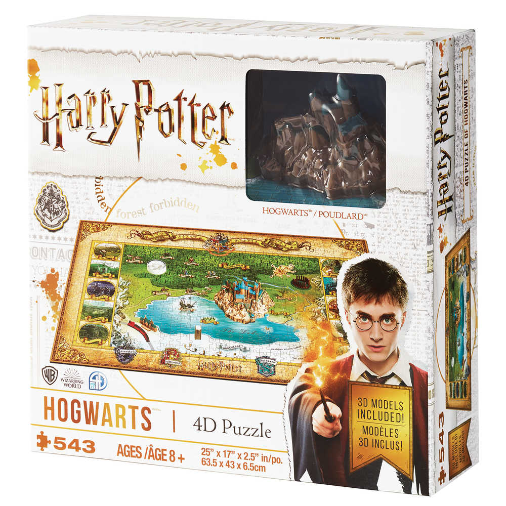 4 D Harry Potter Mini Hogwarts Puzzle 