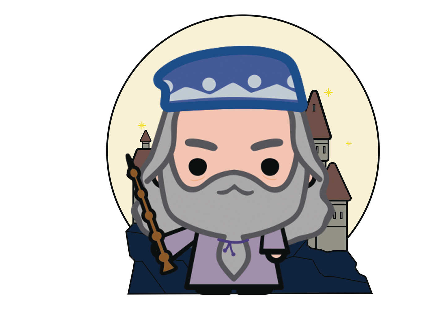 Harry Potter Charm Hogwarts Dumbledore Pin 