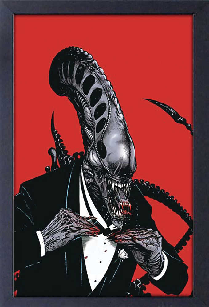 Aliens Minimal Alien Tux 11 X17 In Framed Poster 