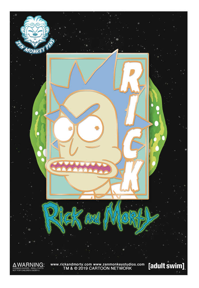 Rick And Morty Pastel Rick Pin 