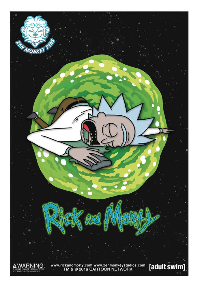 Rick And Morty Sleeping Rick Pin 