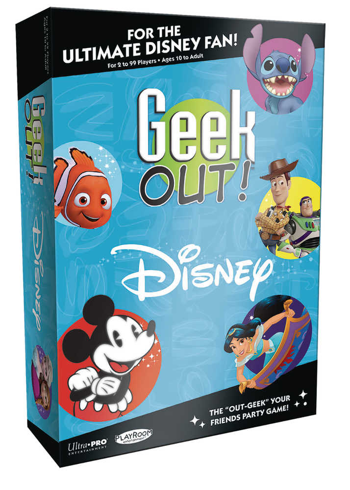 Geek Out Disney Card Game 