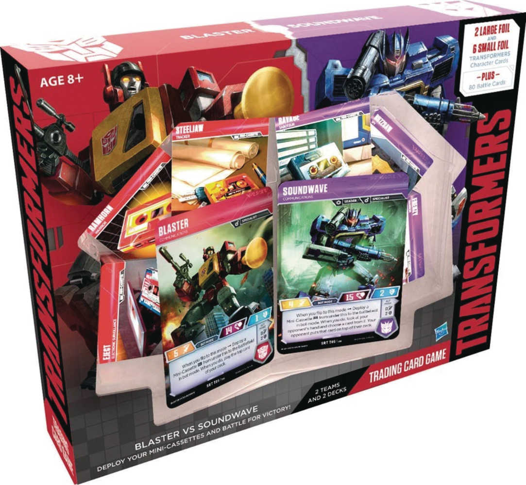 Transformers Collectible Card Game Blaster vs Soundwave Deck 