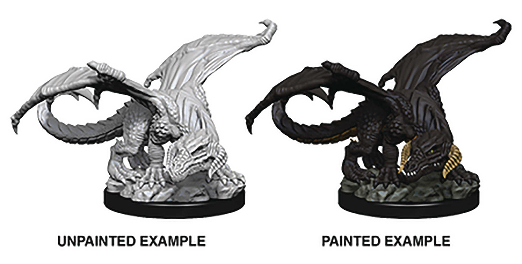 Dungeons & Dragons  Nolzars Marvelous Mini Black Dragon Wyrmling 