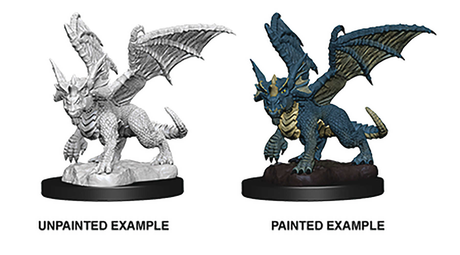 Dungeons & Dragons  Nolzars Marvelous Mini Blue Dragon Wyrmling 