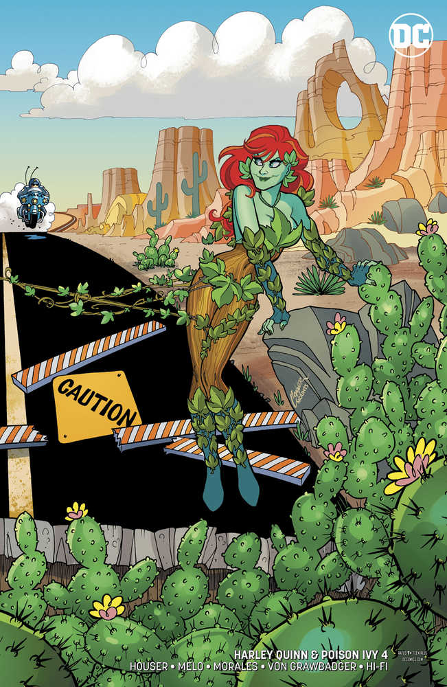 Harley Quinn & Poison Ivy #4 (Of 6) Card Stock Poison Ivy Va
