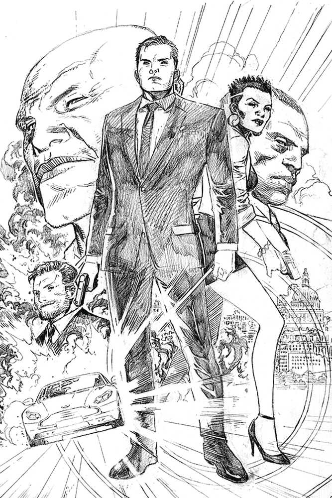 James Bond #1 20 Copy Cheung Pencil Variant Edition