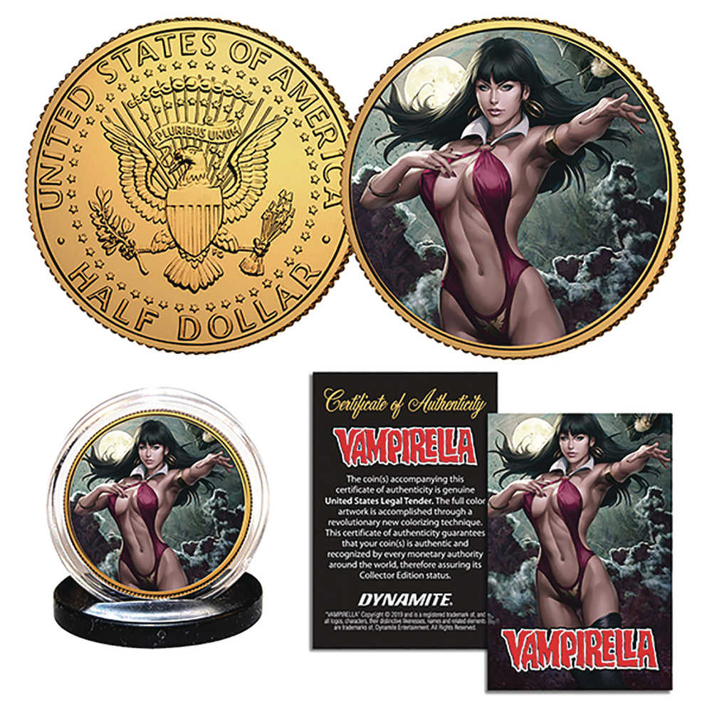 Vampirella #4 Stanley Artgerm Lau Collector's Coin 