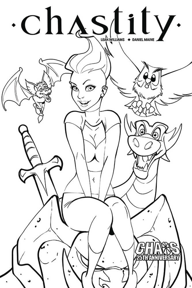 Chastity #4 20 Copy Garza Black & White Variant Edition (Mature)