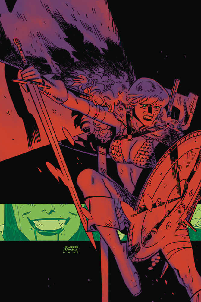 Vampirella Red Sonja #4 20 Copy Romero Bellaire Full Art Cover