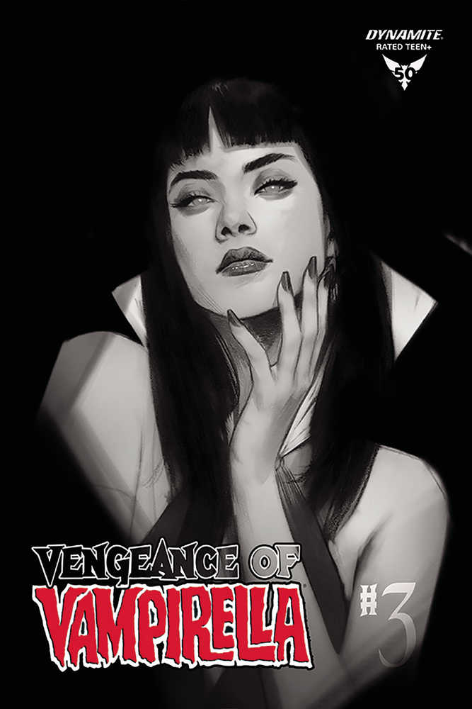Vengeance Of Vampirella #3 30 Copy Oliver Black & White Variant Edition