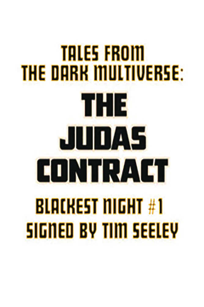 Df Tales From Dark Multiverse Judas Contract #1 Signed Raney