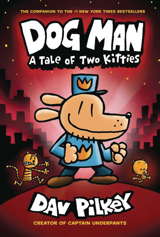 Dog Man Hardcover Graphic Novel W Dust Jacket Volume 03 Tale Of Two Kitties 