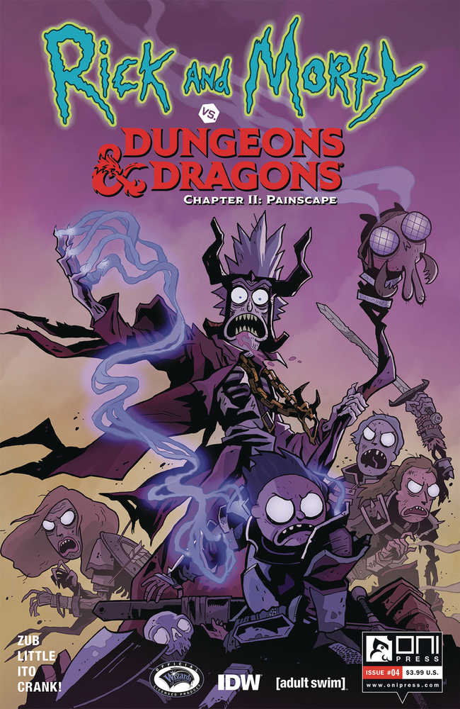 Rick & Morty vs Dungeons & Dragons  II Painscape #4 Cover A Little