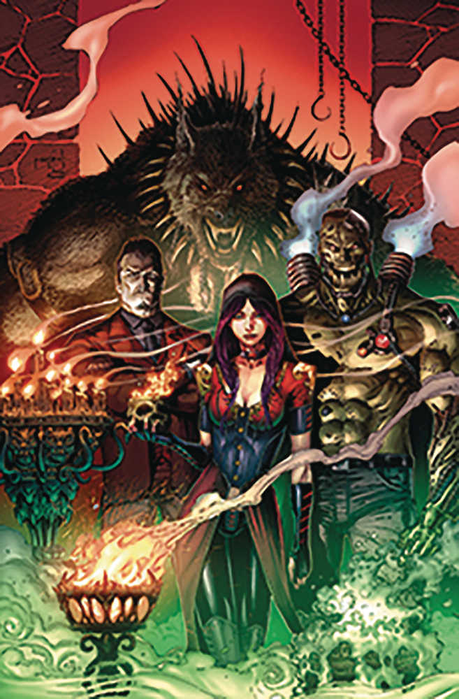 Van Helsing vs Draculas Daughter #5 (Of 5) Cover E Metcalf
