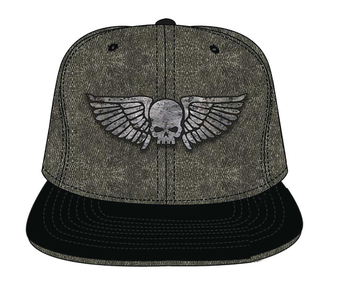 Warhammer Tarnished Silver Logo Snap Back Cap 