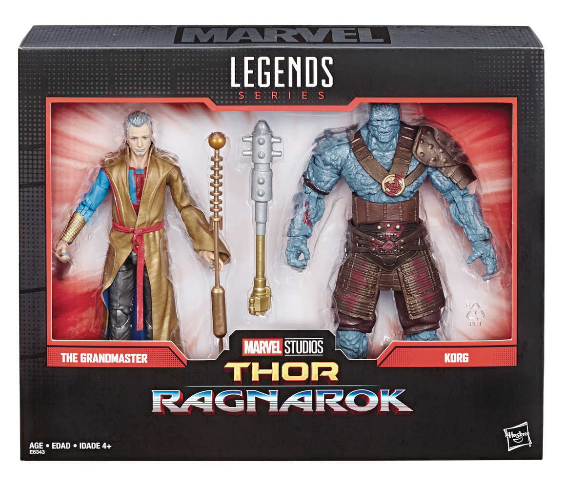Marvel Legends 80 Th Ann Grandmaster/Korg 6 In Action Figure Set Case 