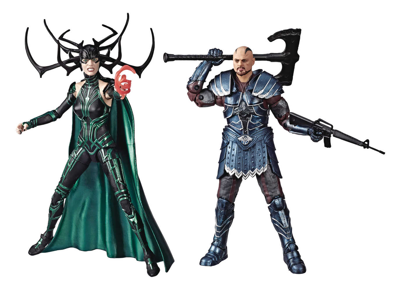 Marvel Legends 80 Th Ann Skurge/Hela 6 In Action Figure Set Case  