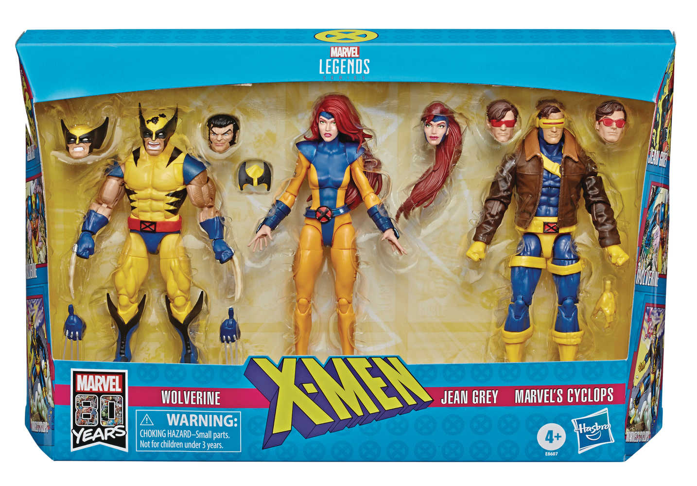 X-Men Legends Wolverine/Jean/Cyclops 6 In Action Figure 3 Pk Case  