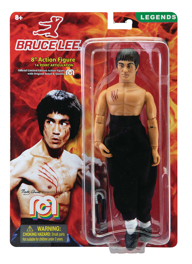 Mego Legends Wave 5 Bruce Lee 8 In Action Figure 