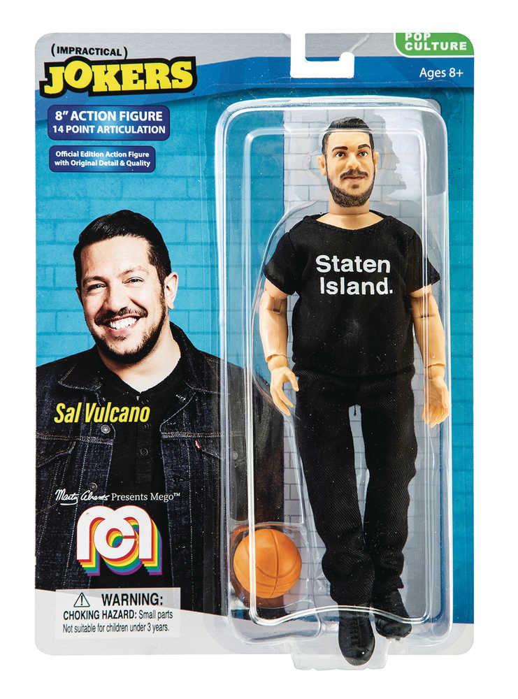 Mego Pop Culture Wave 5 Impractical Jokers Sal 8 In Action Figure 