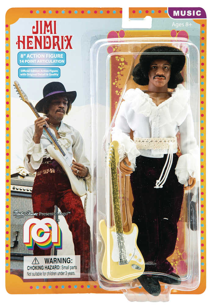 Mego Legends Wave 5 Jimi Hendrix Miami Pop 8 In Action Figure 