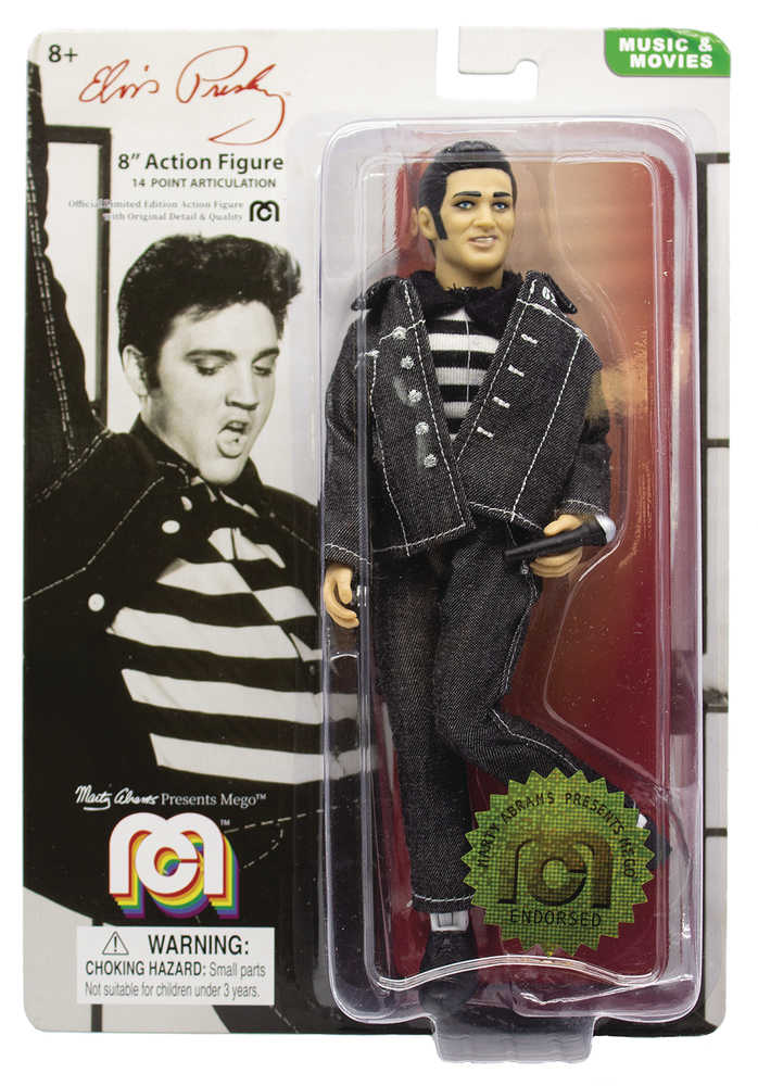 Mego Legends Wave 6 Elvis Jailhouse Rock 8 In Action Figure 