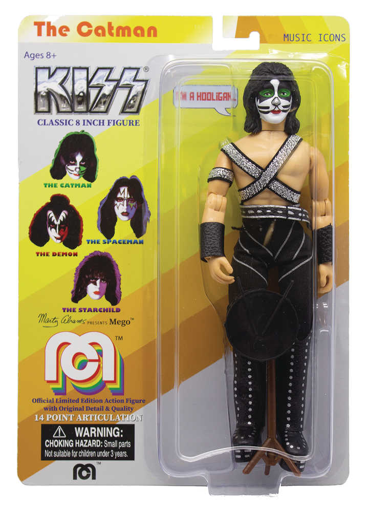Mego Music Wave 7 Kiss Love Gun Catman 8 In Action Figure 