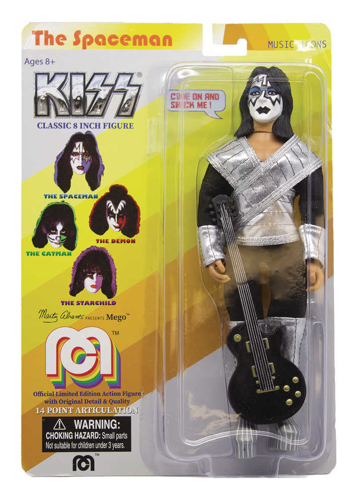 Mego Music Wave 7 Kiss Love Gun Spaceman 8 In Action Figure 