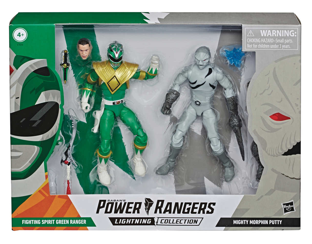 Pr Lightning MMPR Green Ranger/Putty Action Figure 2 Pk Case  