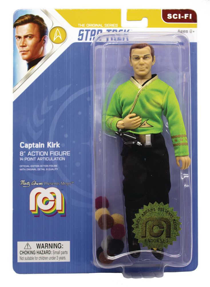 Mego Sci Fi Wave 6 Star Trek Kirk Trouble W/Tribbles 8 In Action Figure