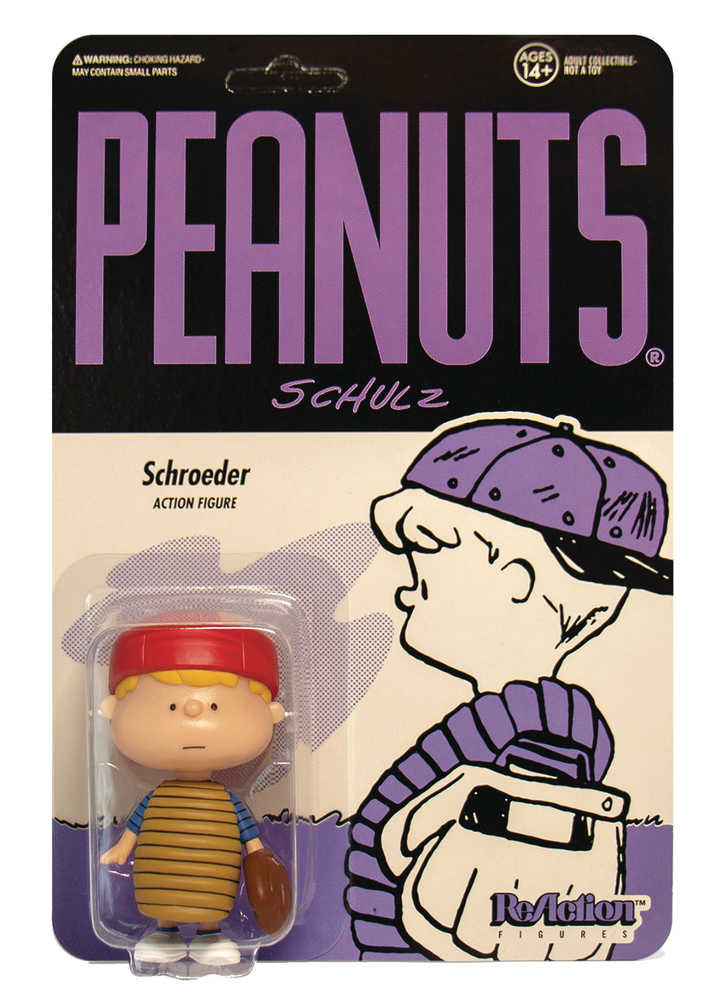 Peanuts Baseball Schroeder Reaction Figure  