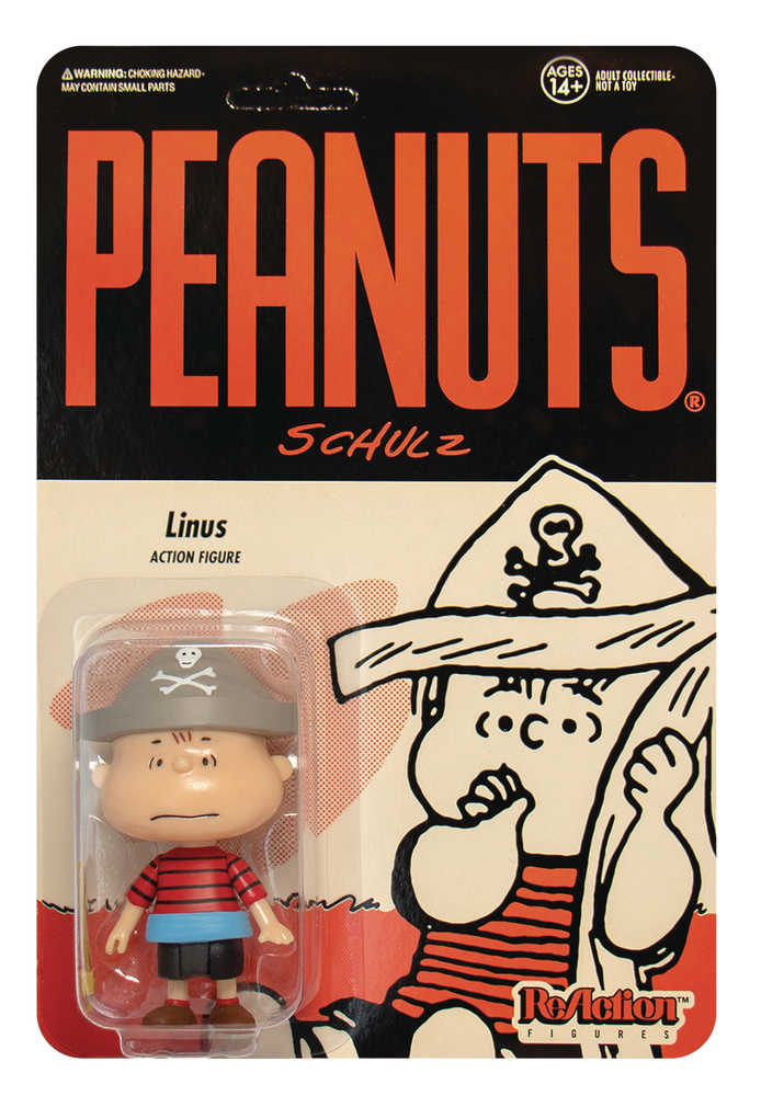 Peanuts Pirate Linus Reaction Figure  