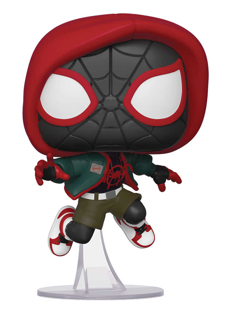 Pop Marvel Into Spiderverse Casual Miles Morales Previews Exclusive Vinyl Figure