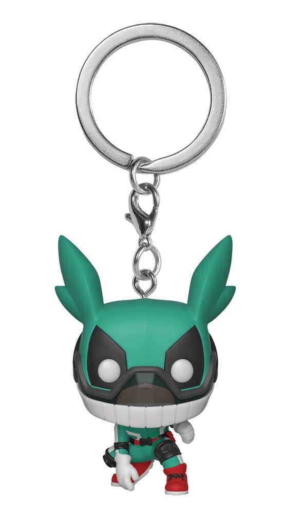 Pocket Pop Mha Deku with Helmet Keychain 