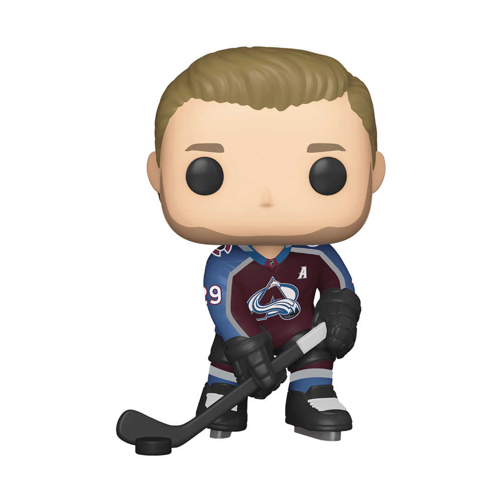 Pop Nhl Avalanche Nathan Mackinnon Home Jersey Vinyl Figure 