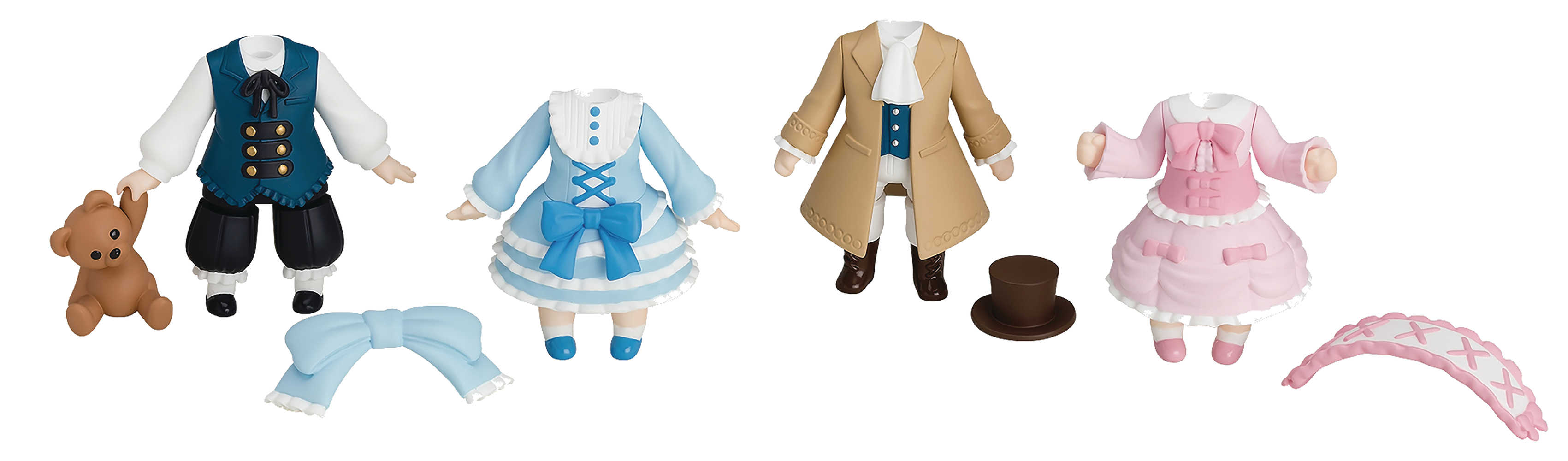 Nendoroid More Dress Up Lolita 4 Pc Blind Mystery Box Display
