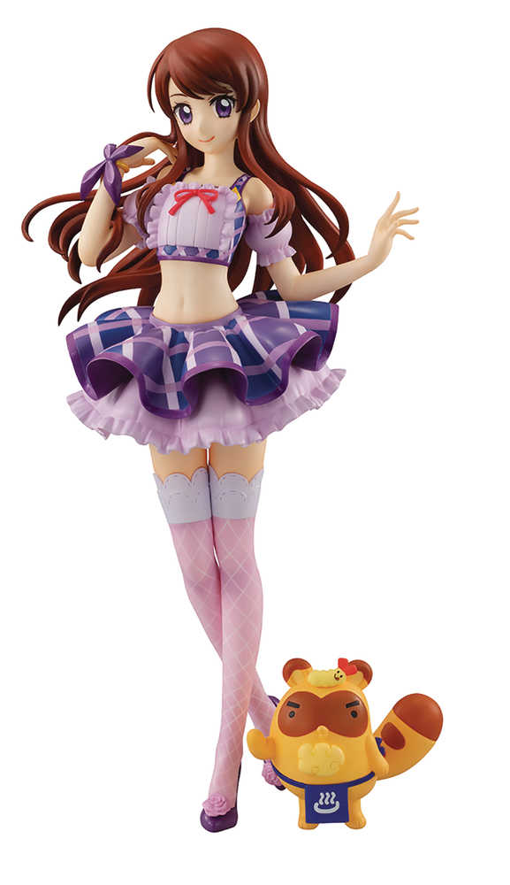 Lucrea Aikatsu Shibuki Ran Purple Stage Costume PVC Figure 
