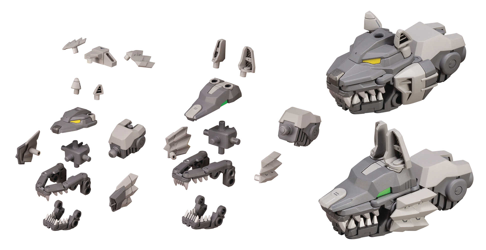 Mecha Supply 16 Customize Head Type Cmsg Plastic Model Kit (Ne