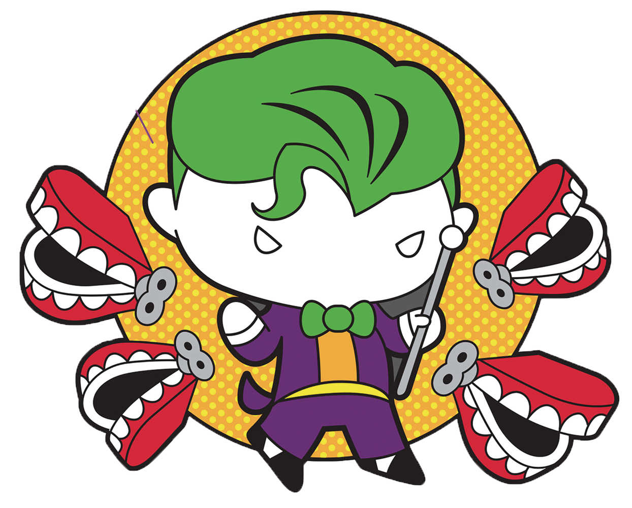 DC Chibi Joker Pin 