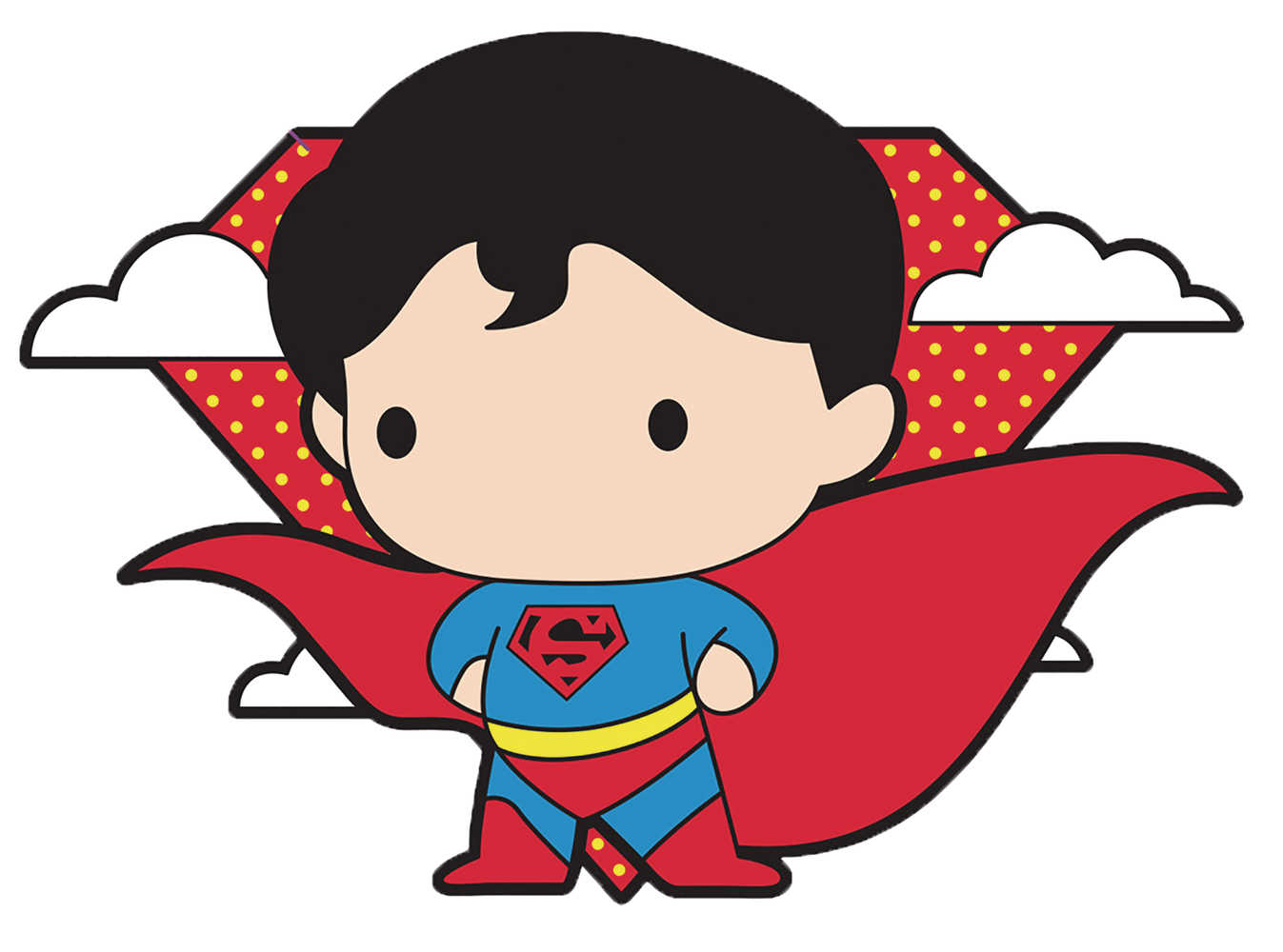 DC Chibi Superman Pin 